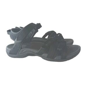 Teva Sandals Womens size 8 Tirra Sporty Adjustable Strappy Slingback Black